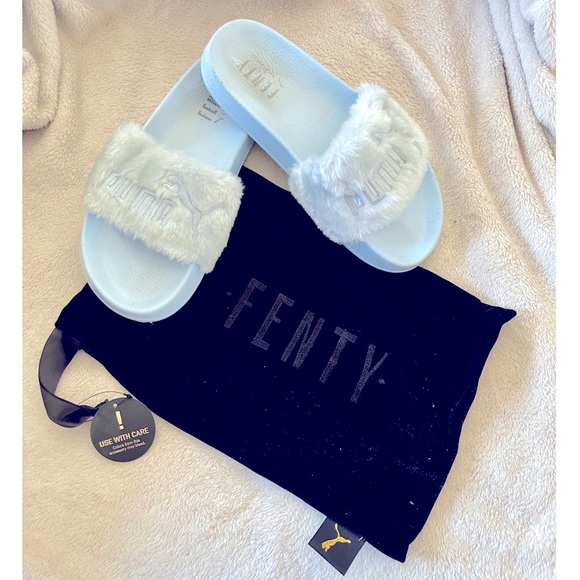 Fenty Puma Fur Slides - Picture 1 of 10